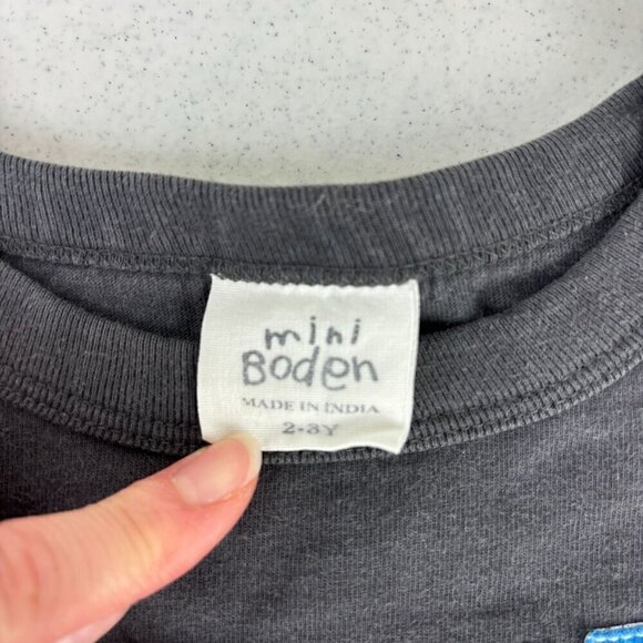 Mini Boden Rock and Roll Applique Layered Long Sleeve Tee 2-3Y - Picture 2 of 6